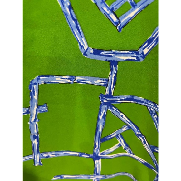 JUDE CONNALLY HADLEY TOP JUDE CLOTH BAMBOO LATTICE GRASS GREEN - Picture 5 of 6